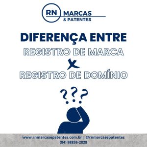 Qual a diferença entre registro de marca e registro de domínio?